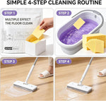 Mult effect floor cleaning sheet