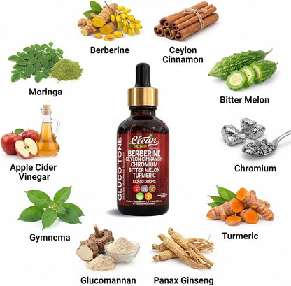Vitality Labs | 7-in-1 Berberine & Ceylon Cinnamon Complex (120 Capsules)