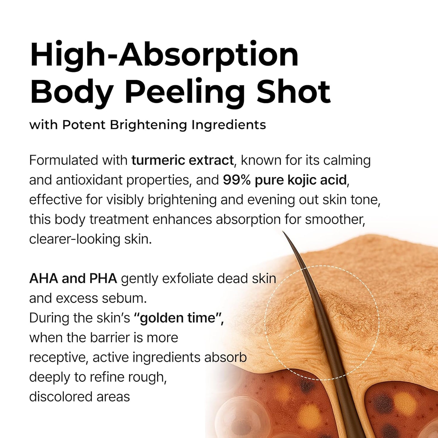 Dr.Melaxin Peel Shot | 60-Second Kojic Acid & Turmeric Brightening Serum